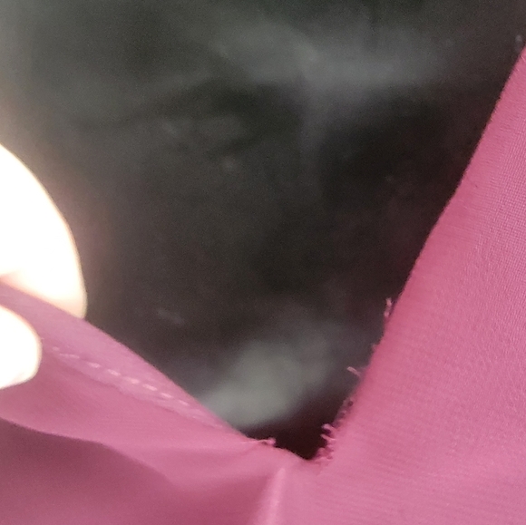 SLNY Fig Burgundy Dress Size 8 Chiffon Woman's Sheath Dressy r27 - Picture 9 of 12